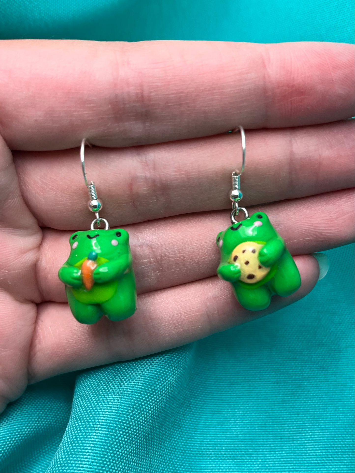 Fancy Frog Earrings
