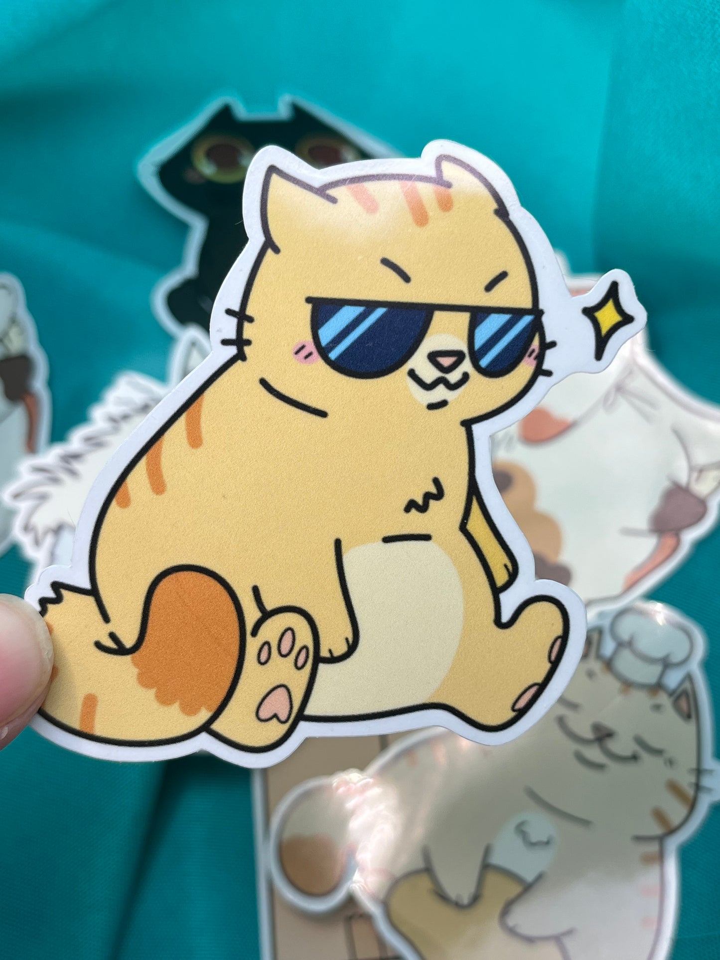 Cool Cat Sticker
