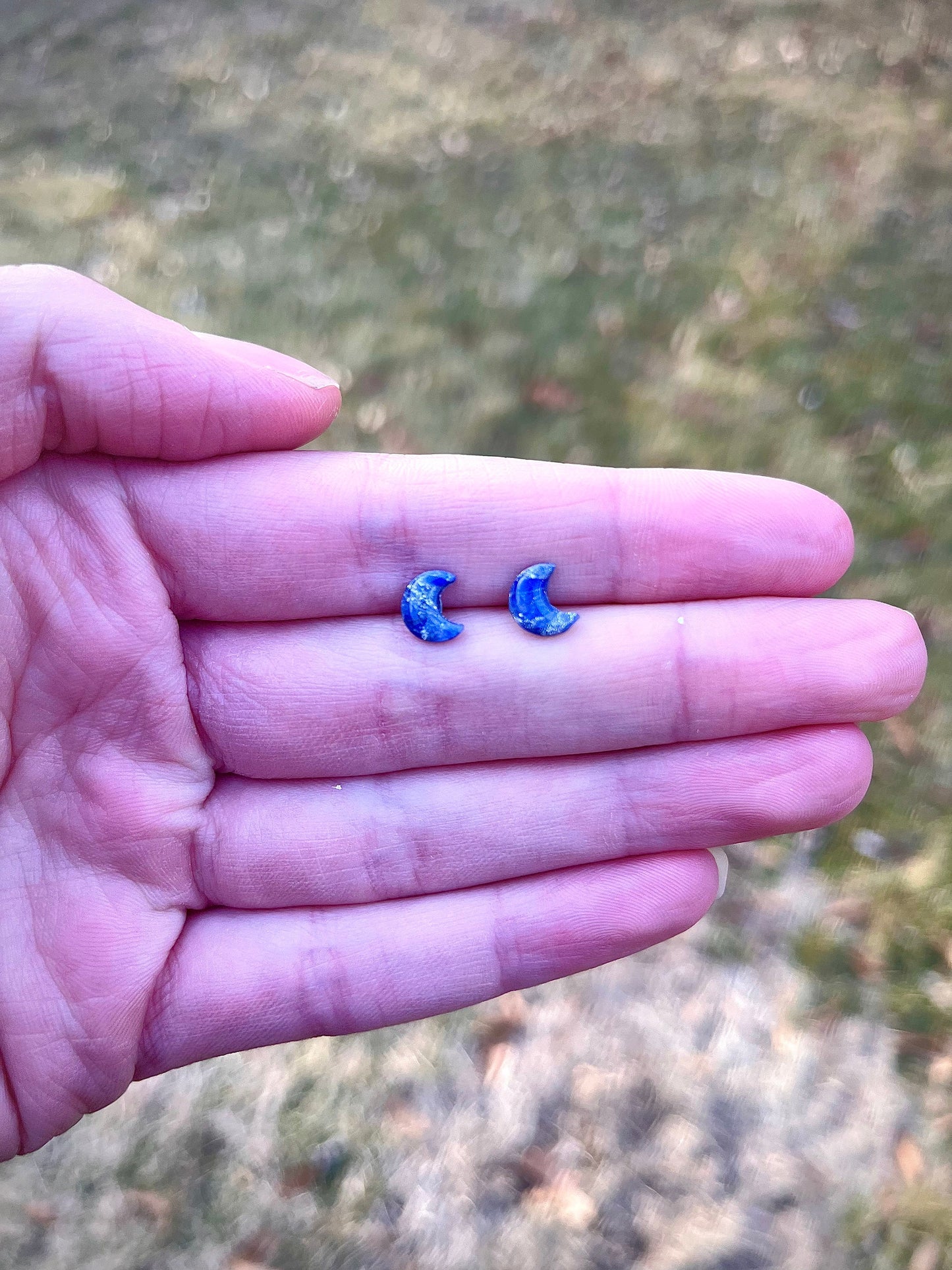 Micro Cloud, Moon and Stars Stud Trio