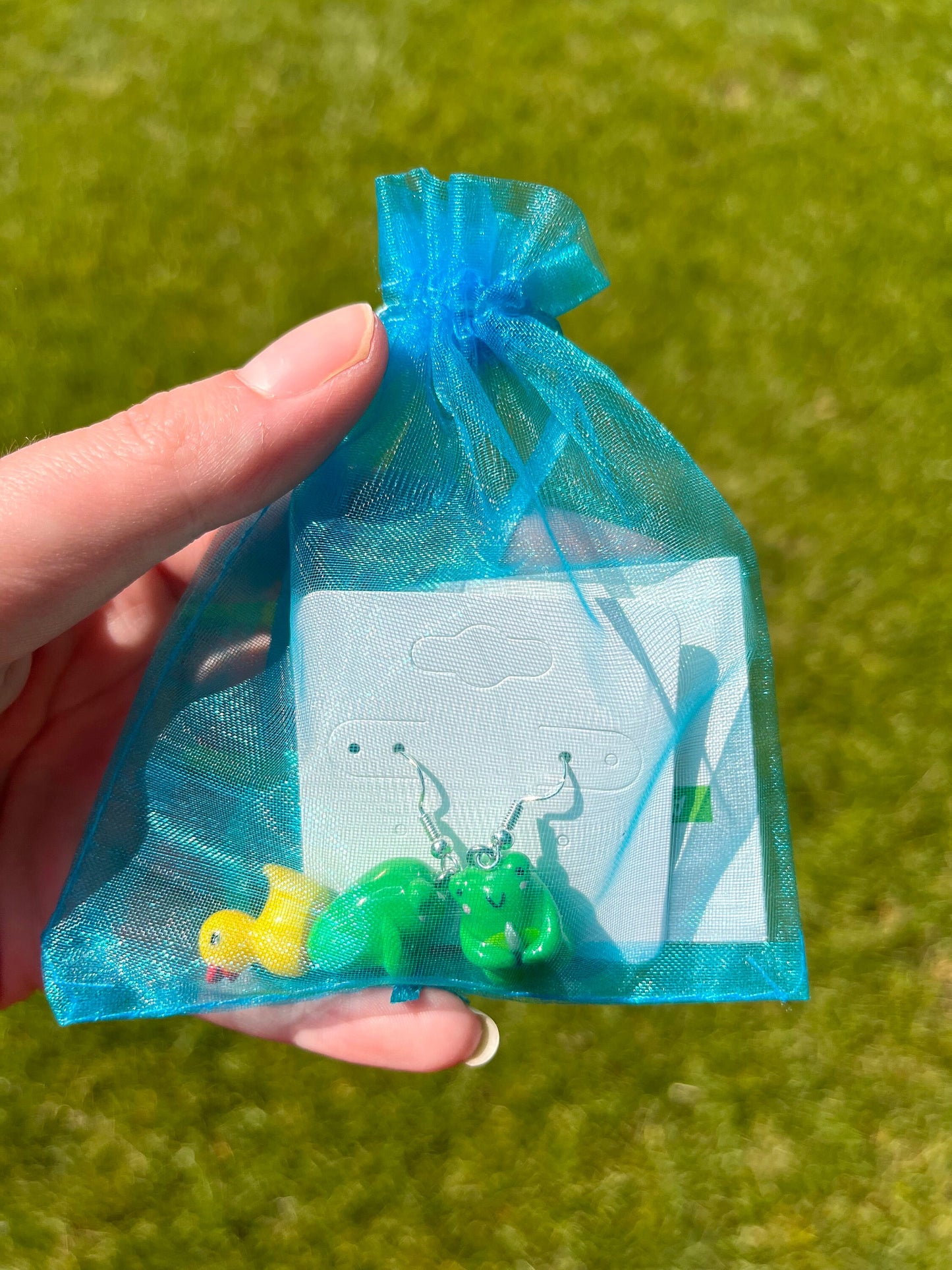 Fancy Frog Earrings