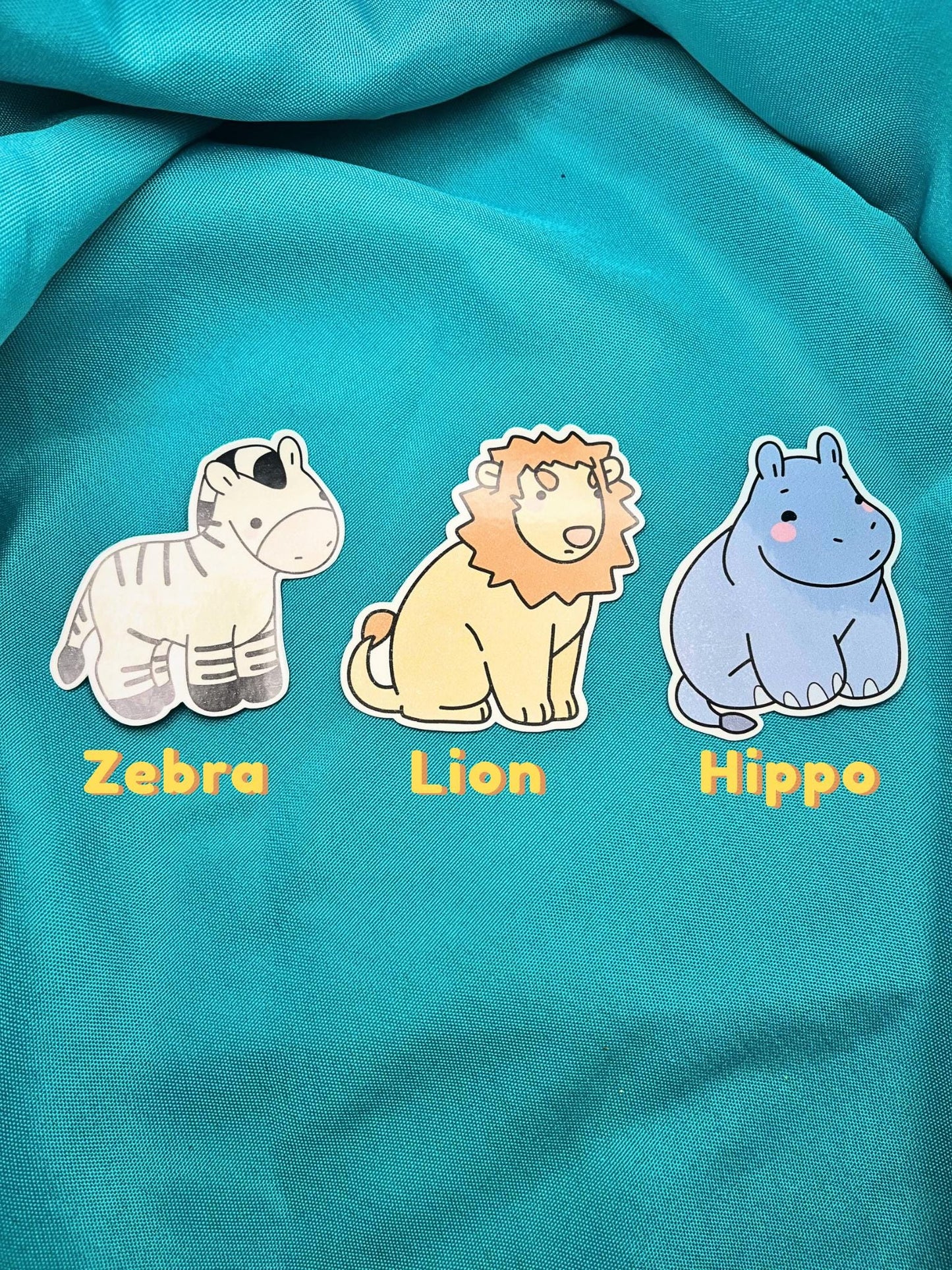 Safari Animals Sticker Collection