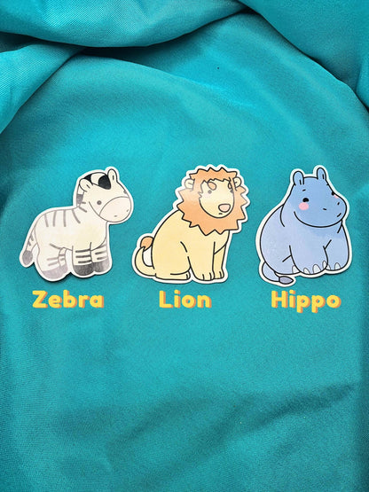 Safari Animals Sticker Collection