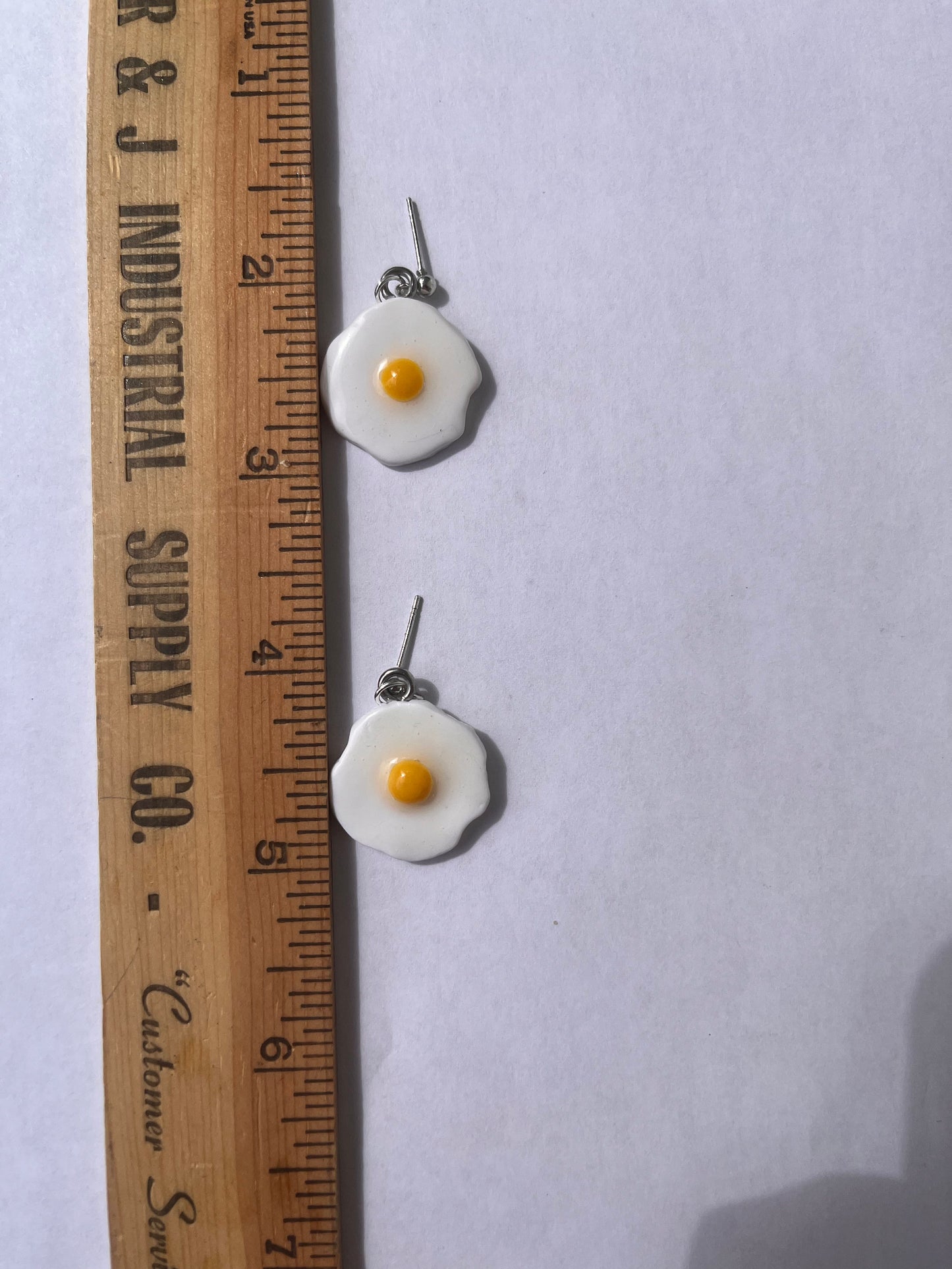 Fried Egg Earrings