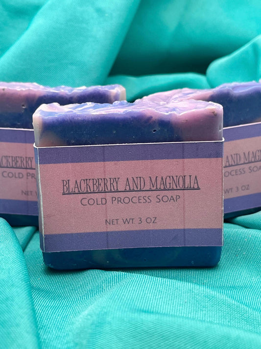 Blackberry & Magnolia Cold Process Soap